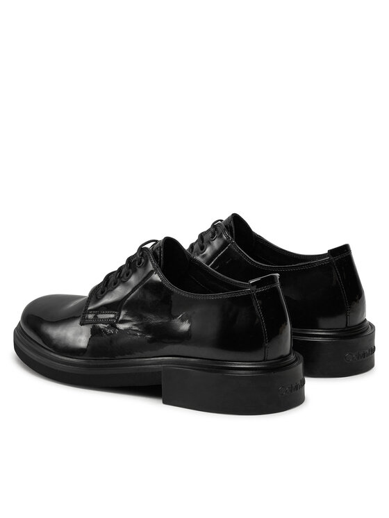 Calvin Klein Calvin Klein Cipele Postman Derby Pat HM0HM01685 Crna