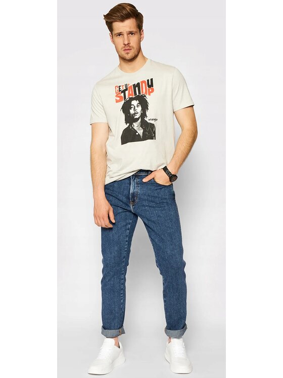 Wrangler Wrangler Jeansy Texas Slim Niebieski Slim Fit