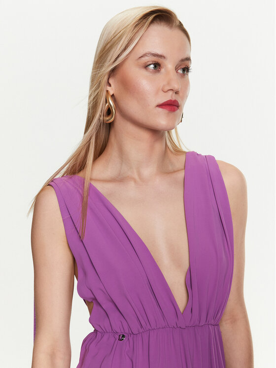 Kontatto Kontatto Coctailkleid YM509 Violett Regular Fit