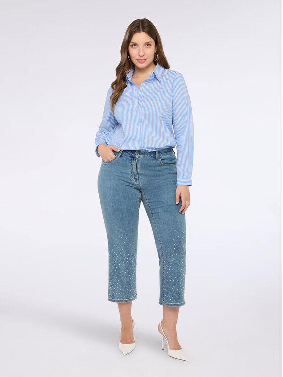 Fiorella Rubino Fiorella Rubino Camicia 5117T001360N0R4 Turchese A-Line Fit