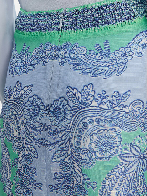 Hale Bob Hale Bob Midi szoknya with silk Winslow 61LU440A Zöld Regular Fit