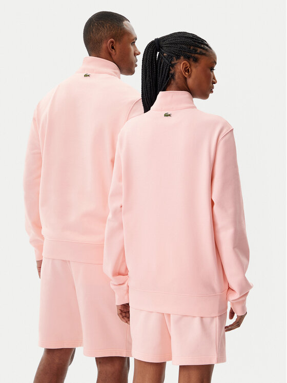 Lacoste Lacoste Majica dugih rukava Unisex SH2735 Ružičasta Regular Fit