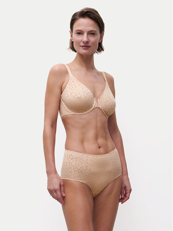 Chantelle Chantelle Klasikinės kelnaitės aukštu juosmeniu Norah C13F30 Smėlio