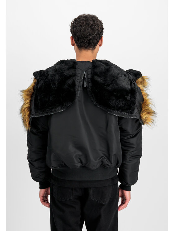Alpha Industries Alpha Industries Kurtka zimowa AI.100105-03-XL Czarny Relaxed Fit