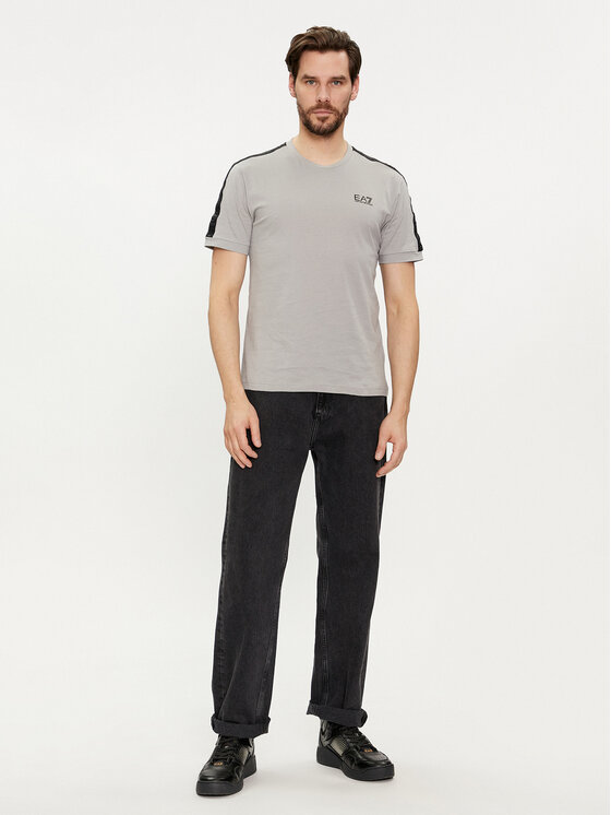EA7 Emporio Armani EA7 Emporio Armani Marškinėliai 3DPT35 PJ02Z 0923 Pilka Regular Fit