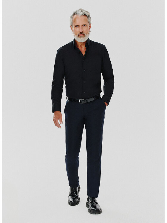 Pako Lorente Pako Lorente Koszula P24WN-1X-043 Czarny Slim Fit