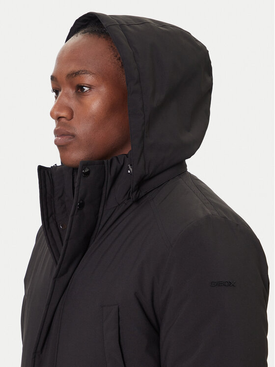 Geox Geox Žieminė striukė Andalo M5620F T3136 F9000 Juoda Regular Fit