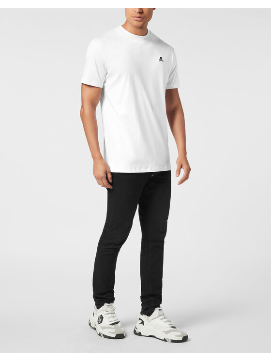 PHILIPP PLEIN PHILIPP PLEIN T-Shirt 26255 Biały Regular Fit