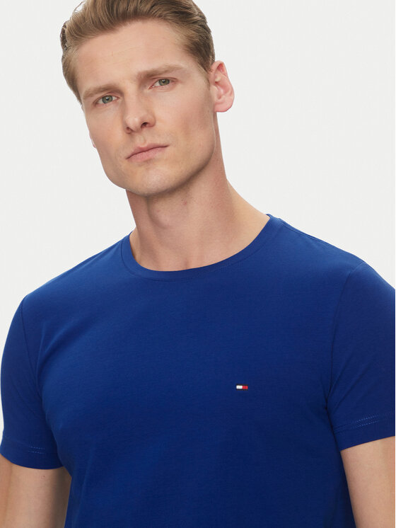 Tommy Hilfiger Tommy Hilfiger Tričko MW0MW10800 Modrá Slim Fit