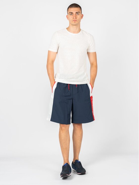 Tommy Hilfiger Tommy Hilfiger Šortky DM0DM13220 Bílá Regular Fit