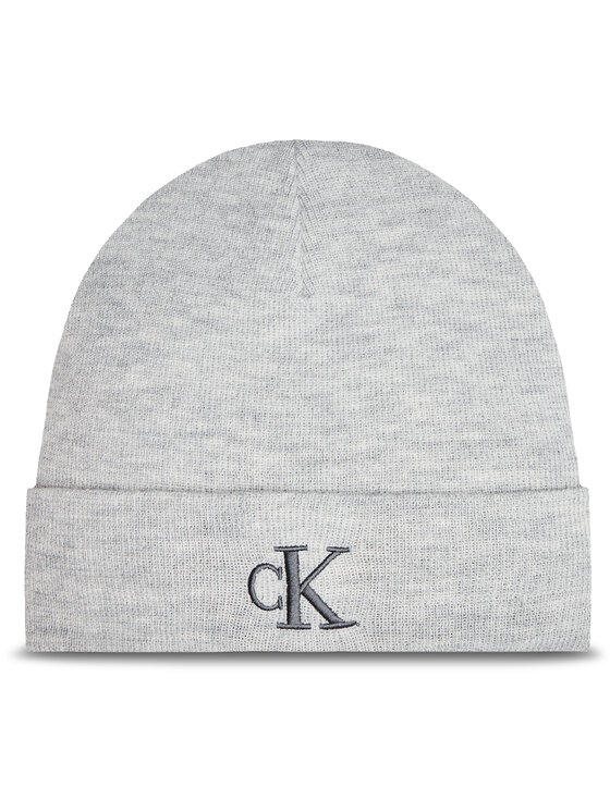 Calvin Klein Cepure Monogram Embro K60K612319 Pelēks