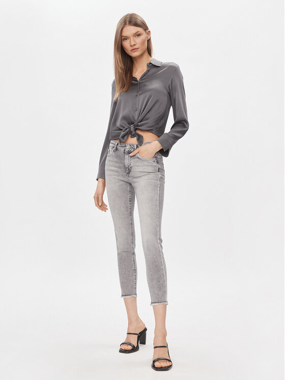 ONLY ONLY Jeans hlače 15279874 Siva Skinny Fit