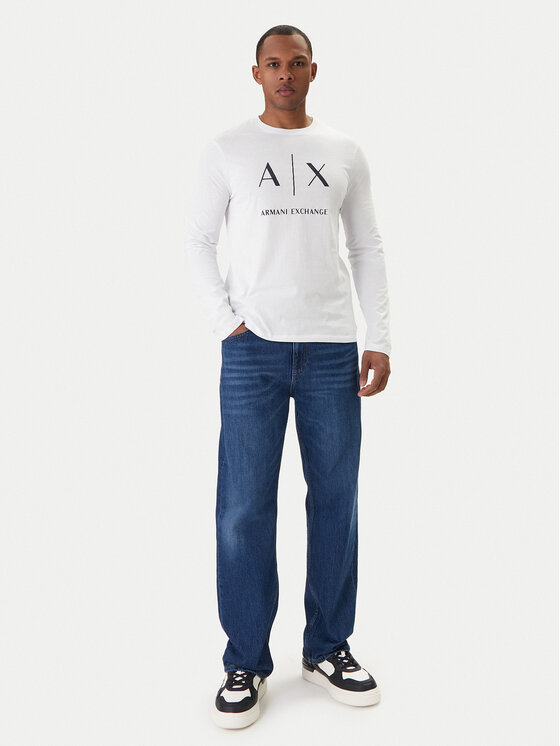 Armani Exchange Armani Exchange Marškinėliai XM002684 AF10356 U0002 Balta Regular Fit