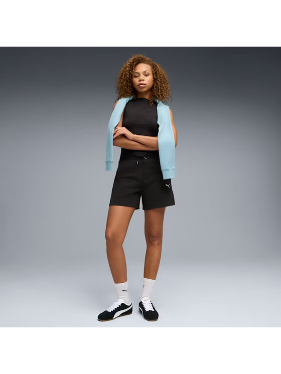 Puma Puma Szorty sportowe 691874 Czarny Regular Fit