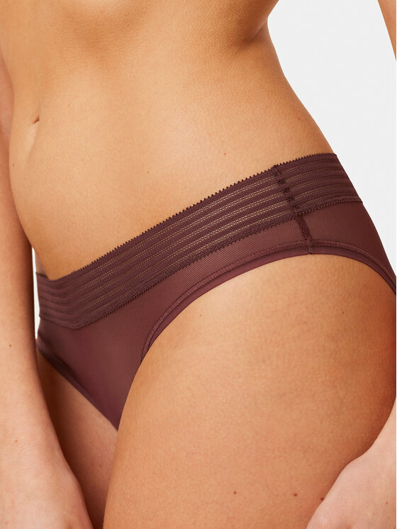 Triumph Triumph Figi klasyczne Tempting Sheer Highleg Tai 10215956 Brązowy