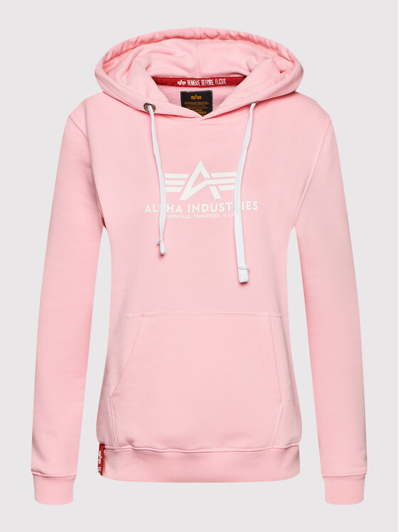 Alpha Industries Alpha Industries Bluza New Basic 196032 Różowy Regular Fit