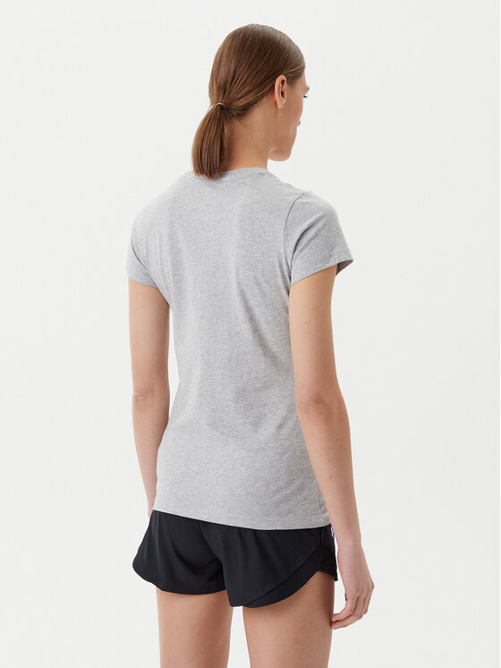 New Balance New Balance T-Shirt Essentials Stacked Logo Tee WT91546 Szary Athletic Fit