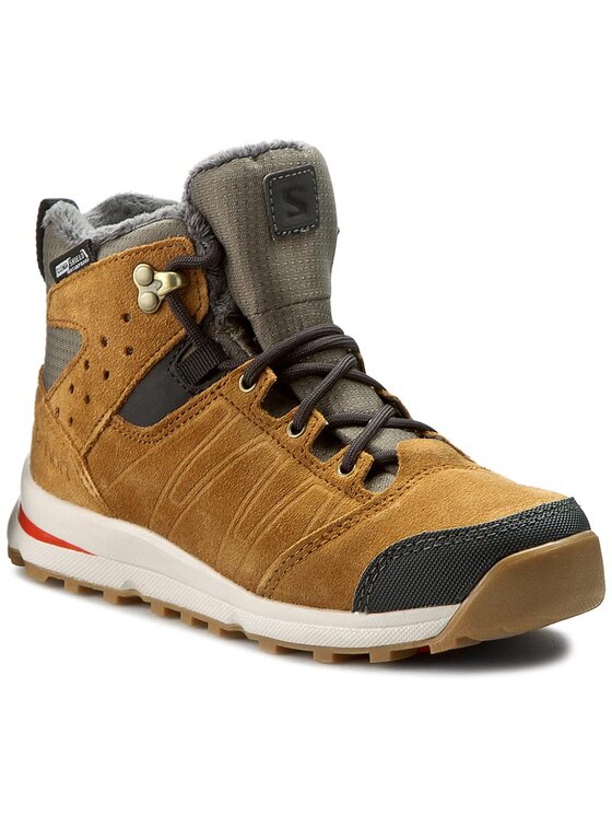 Salomon Salomon Ορειβατικά παπούτσια Utility Ts Cswp J 390288 09 W0 Καφέ