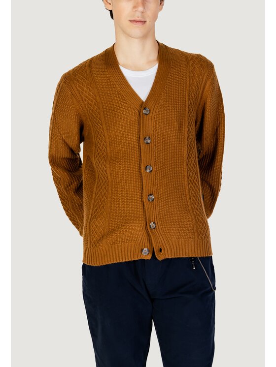 HAMAKI-HO HAMAKI-HO Cardigan MI3114H Beige Regular Fit