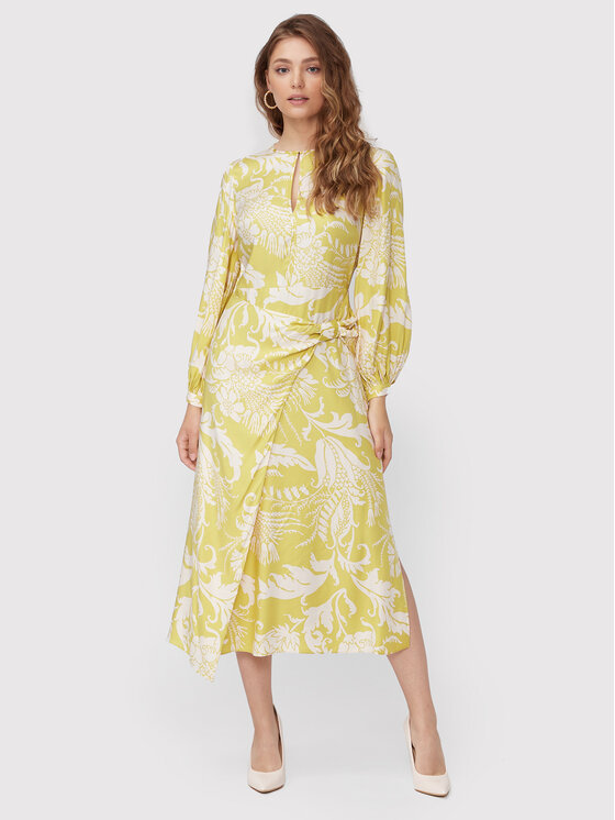 Ted Baker Ted Baker Koktel haljina Saraiy 261810 Žuta Regular Fit