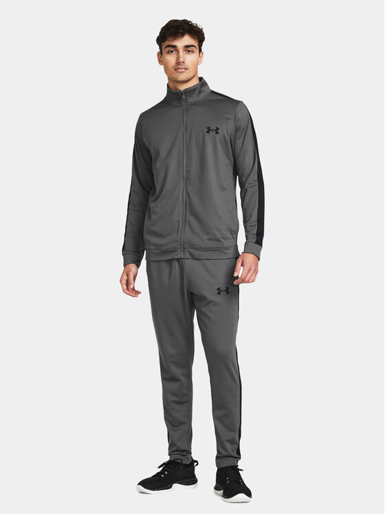 Under Armour Tepláková souprava Ua Knit Track Suit 1357139-025 Šedá Fitted Fit