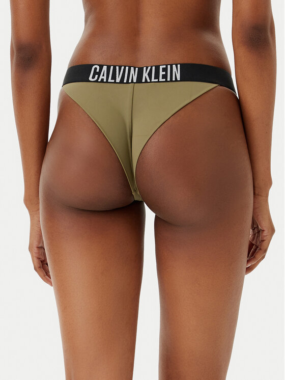 Calvin Klein Swimwear Calvin Klein Swimwear Spodný diel bikín KW0KW02857 Zelená