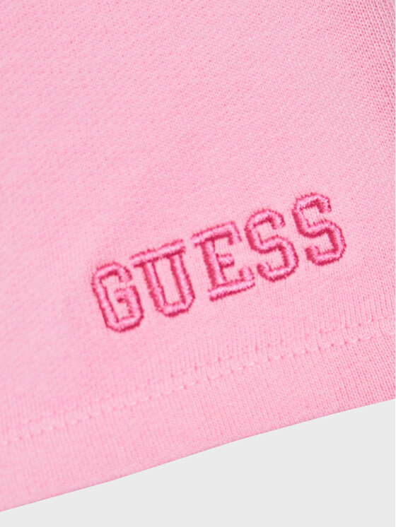 Guess Guess Šortky z materiálu K3GD11 KA6R3 Růžová Regular Fit