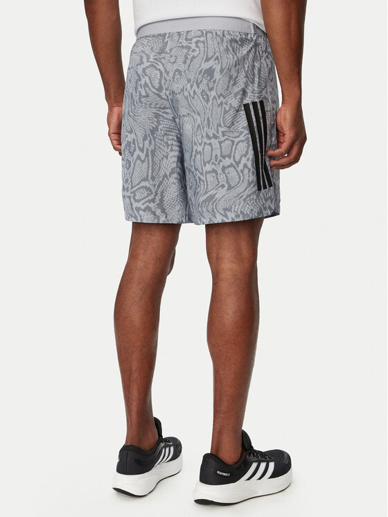 adidas adidas Szorty sportowe D4T Primelift Aop KT5268 Szary Regular Fit