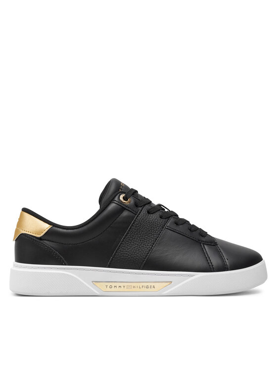 Tommy Hilfiger Sneakers Chic Panel Court Sneaker FW0FW07998 Negru