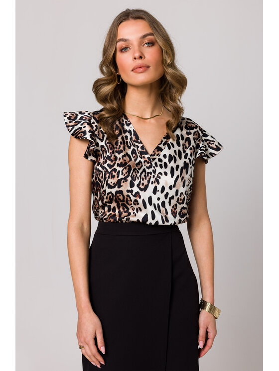 Stylove Stylove Blusa S344 Beige Regular Fit