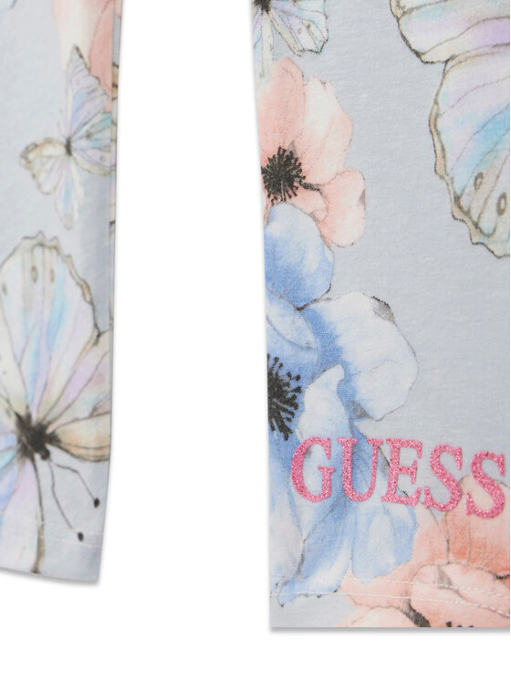 Guess Guess Legíny K6RB07 J1314 Modrá Slim Fit