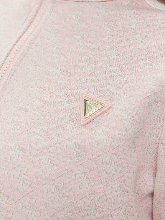 Guess Guess Bluza V5RQ03 KCO90 Różowy Regular Fit