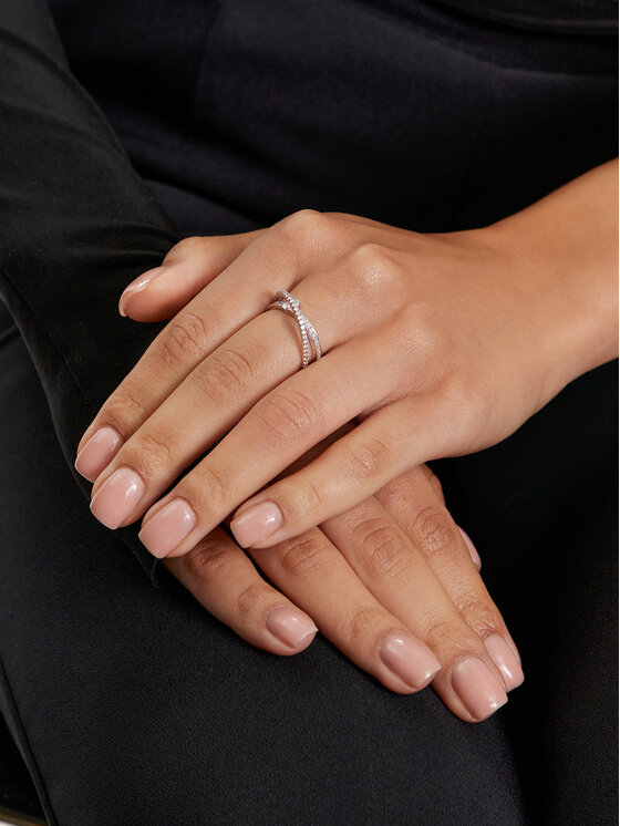 Swarovski Swarovski Пръстен Hyperbola 5691228 Сребрист