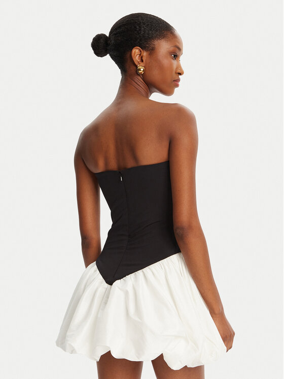 Bardot Bardot Koktélruha Vega Strapless 59903DB Fekete Slim Fit