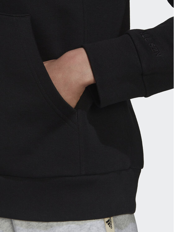 adidas adidas Bluza ALL SZN Fleece Full-Zip Hoodie HC8848 Czarny Regular Fit
