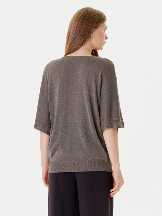 Morgan Morgan Bluza 241-MCHRIS Khaki Relaxed Fit