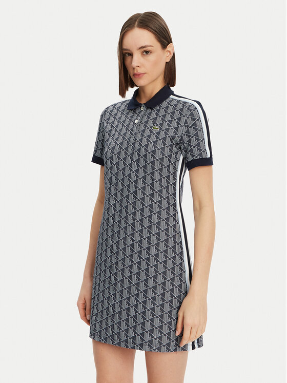 Lacoste Lacoste Hétköznapi ruha EF2655 Sötétkék Slim Fit