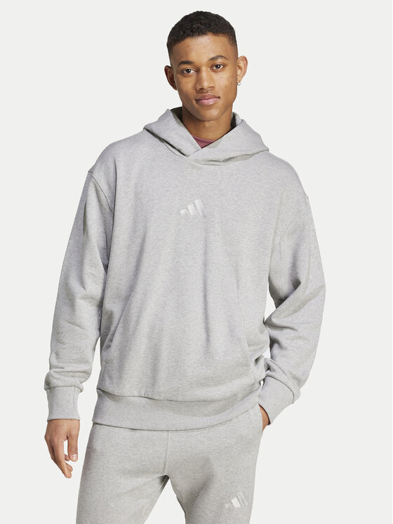 adidas adidas Mikina ALL SZN French Terry IY4155 Šedá Loose Fit