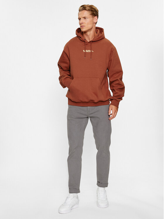 Vans Vans Суитшърт Lowered Loose Po VN0008J5 Бордо Loose Fit