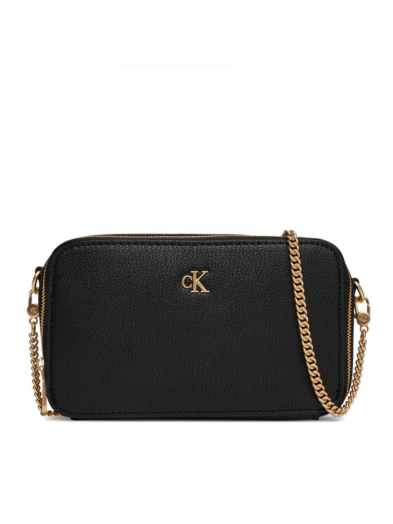 Calvin Klein Jeans Torebka Minimal Mono Camera Bag LV04K1086G Czarny