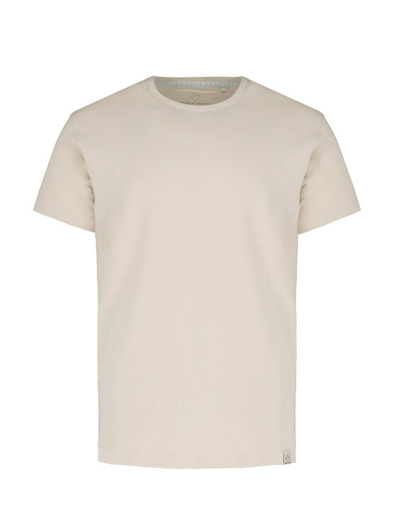Volcano Volcano T-Shirt TM-DARK Beżowy Regular Fit