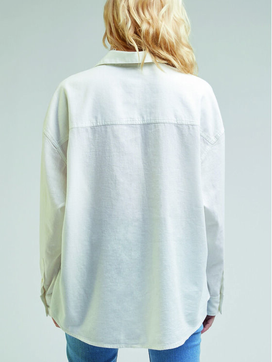 Lee Lee Koszula Fronitier L46LVSLJ 112330442 Biały Relaxed Fit