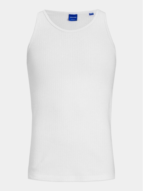 Jack & Jones Jack & Jones Tank top Havana 12251771 Biały Regular Fit