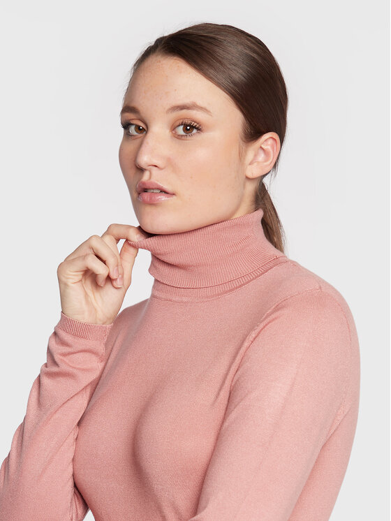 ICHI ICHI Rolák Mafa 103646 Růžová Regular Fit