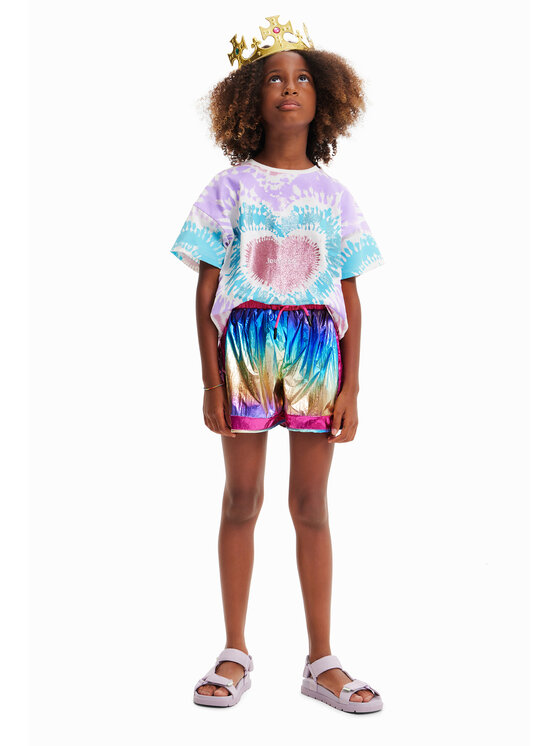 Desigual Desigual T-Shirt 23SGTK02 Kolorowy Regular Fit