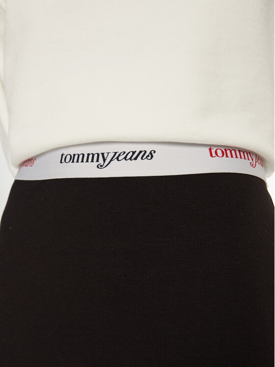 Tommy Jeans Tommy Jeans Pouzdrová sukně DW0DW19365 Černá Slim Fit