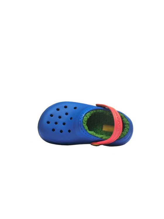 Crocs Crocs Klapki Classic Lined Clog Kid's Niebieski