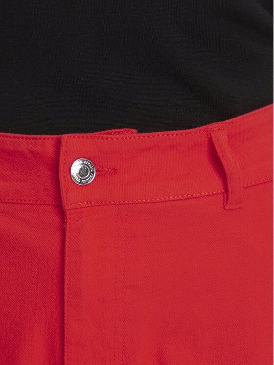 Vero Moda Vero Moda Kalhoty culottes Wild Kayla 10307837 Červená Wide Leg