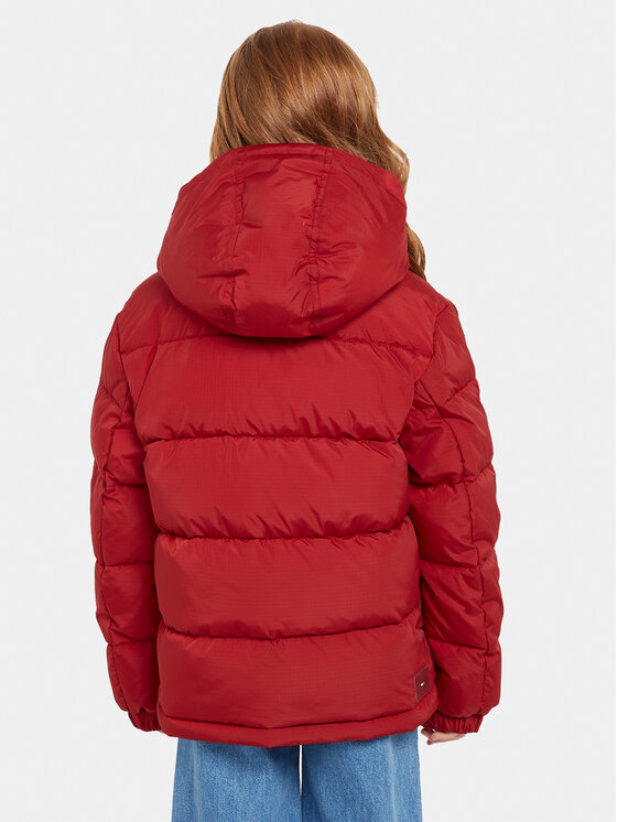 Tommy Hilfiger Tommy Hilfiger Winterjacke Alaska KS0KS00402 D Dunkelrot Regular Fit