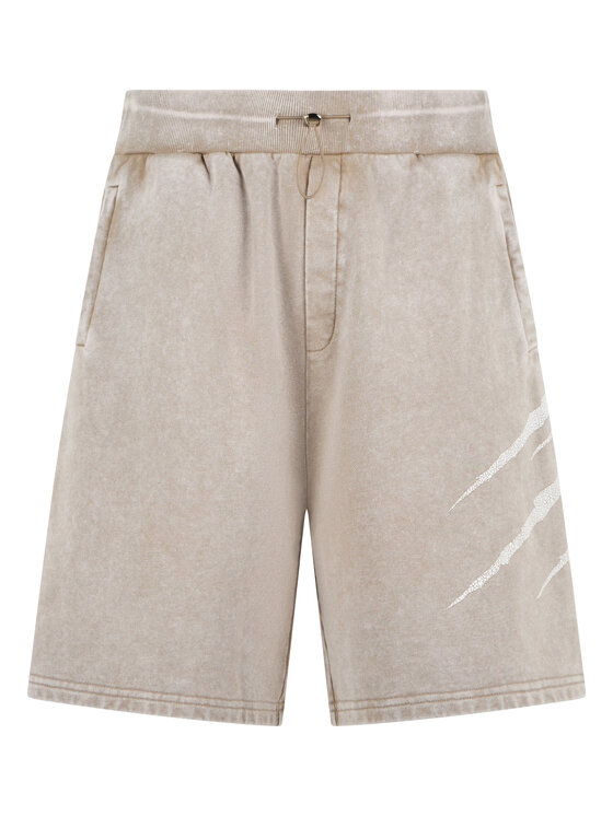 Plein Sport Plein Sport Szorty sportowe 31018 Beżowy Jogger Fit